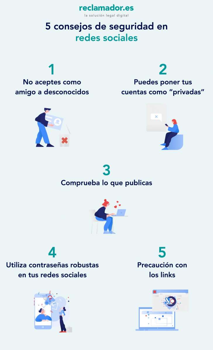 5 consejos de seguridad redes sociales